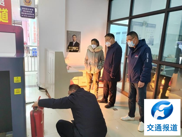胡超深入运输企业督导检查安全生产和春运工作
